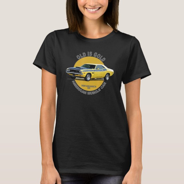 Challenger TA American Muscle Car 60s 70s T-Shirt (Front)