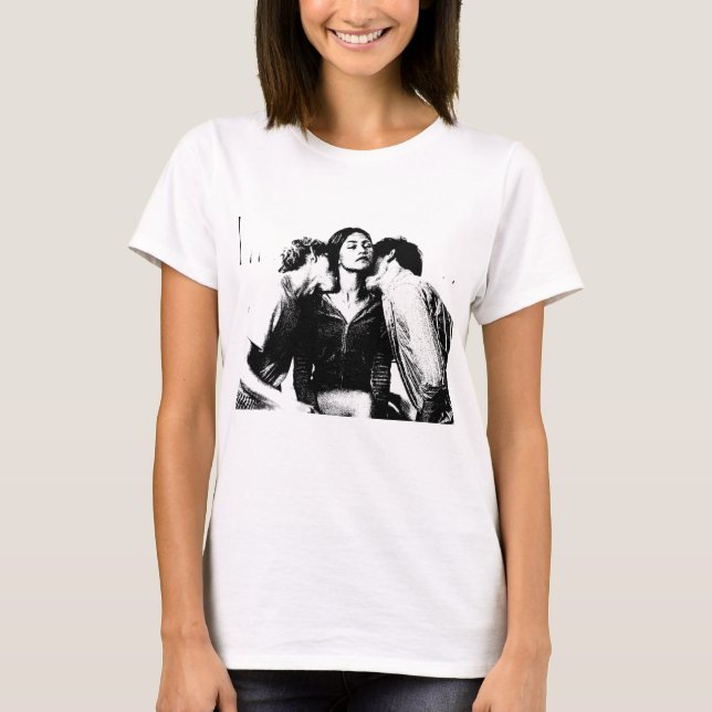 Challengers Art, Tashi, and Patrick Clear (Mid) T-Shirt (Front)