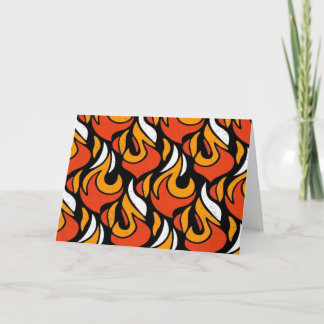 Challenging Fire Graphic Repeating Card