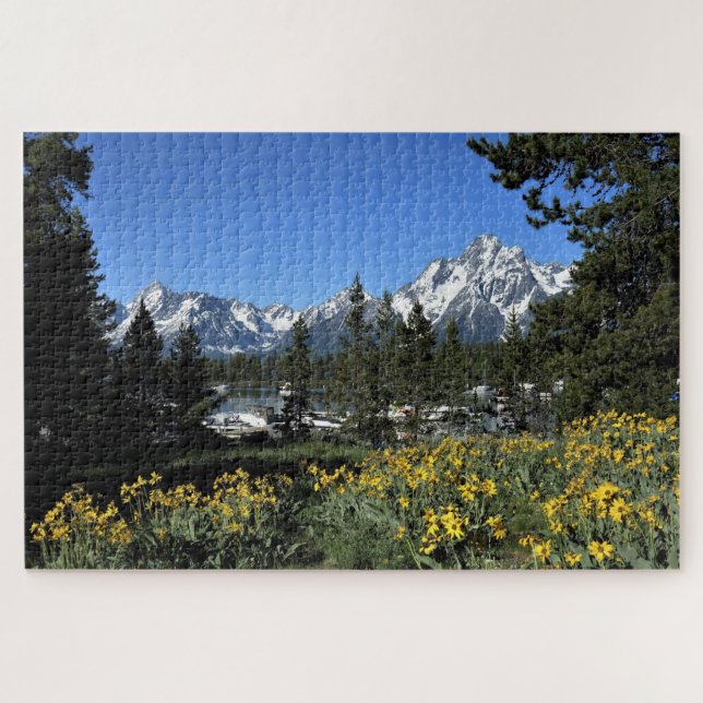 Challenging Grand Teton National Park Puzzle (Horizontal)