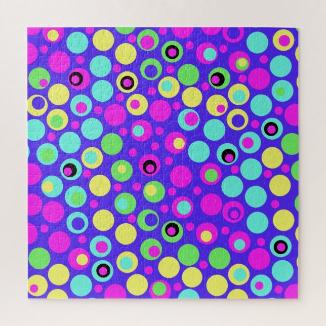 Challenging Polka Dot Puzzle (Vertical)