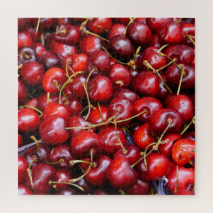 Challenging Puzzle For Adults Cherries Pattern