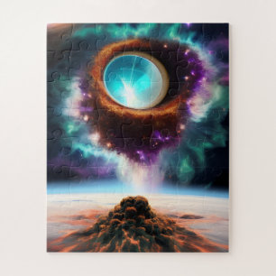 Challenging worm hole inside our Milky Way galaxy Jigsaw Puzzle