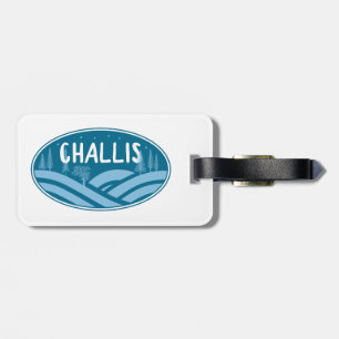Challis Idaho Outdoors Luggage Tag