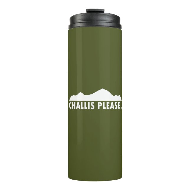 Challis Idaho Please Thermal Tumbler (Front)
