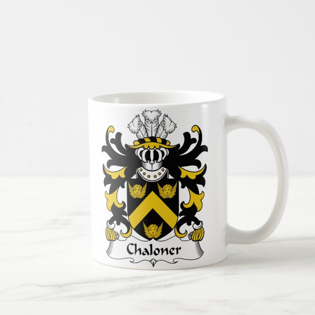 Chaloner Family Crest Coffee Mug (Right)