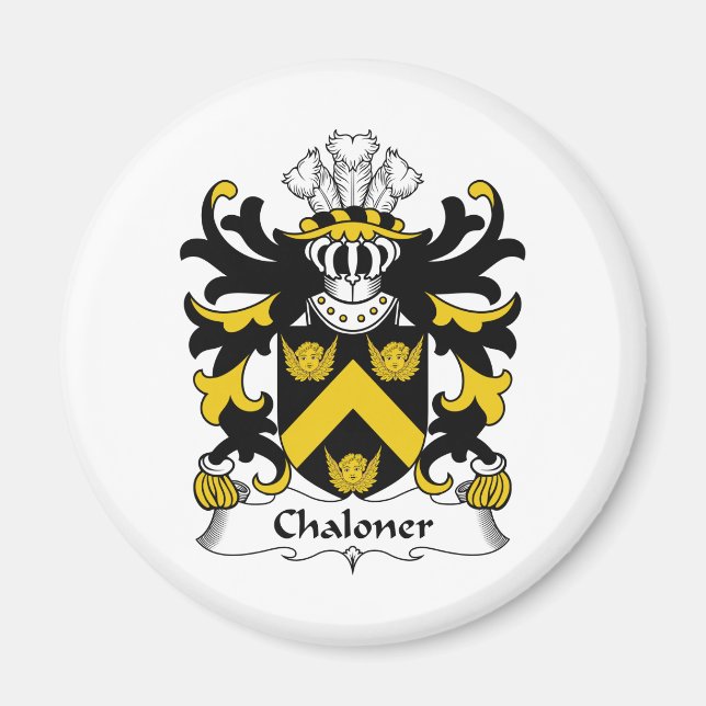 Chaloner Family Crest Magnet (Front)