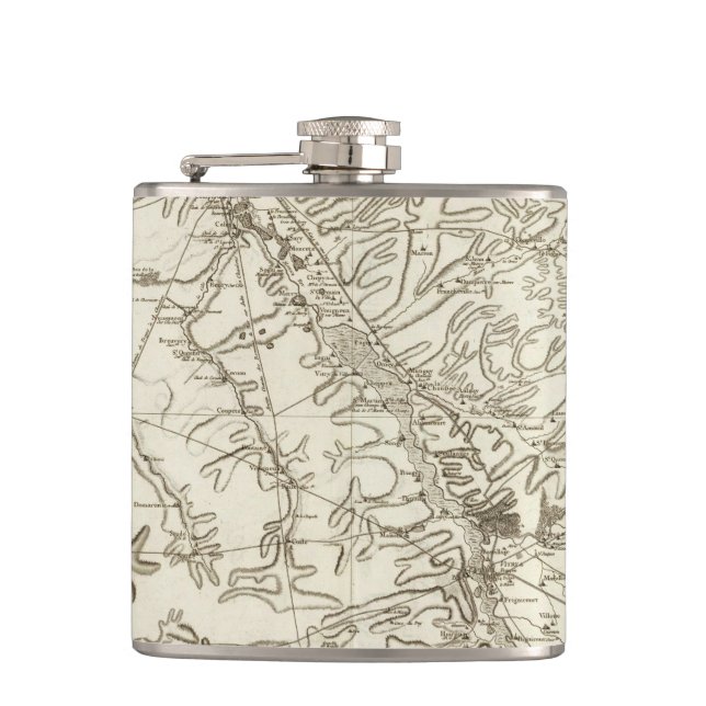 Chalonsen Champagne Hip Flask (Front)