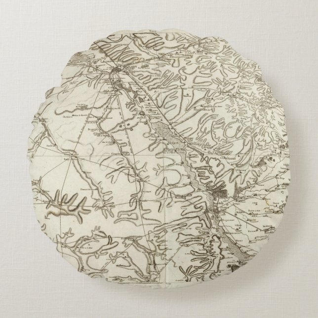 Chalonsen Champagne Round Cushion (Front)