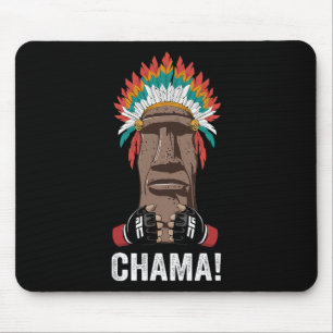 Chama Fighter Mma Fan Jjb Boxing Muay Thai Kickbox Mouse Pad