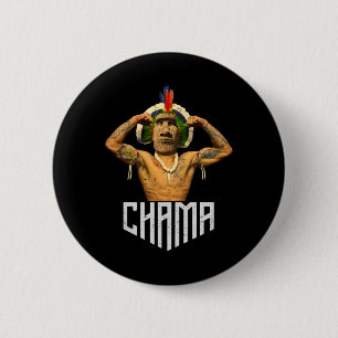 Chama Paotan Mma Fan Jjb Boxing Muay Thai Kickboxi 6 Cm Round Badge