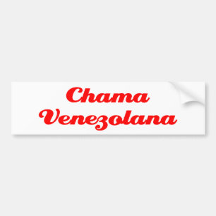 Chama Venezolana Bumper Sticker