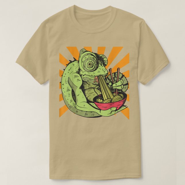 Chamaleon Ramen Noodles  T-Shirt (Design Front)