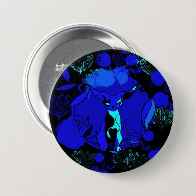 Chamalion 7.5 Cm Round Badge (Front & Back)