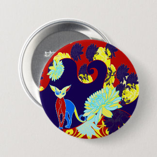 Chamalion 7.5 Cm Round Badge