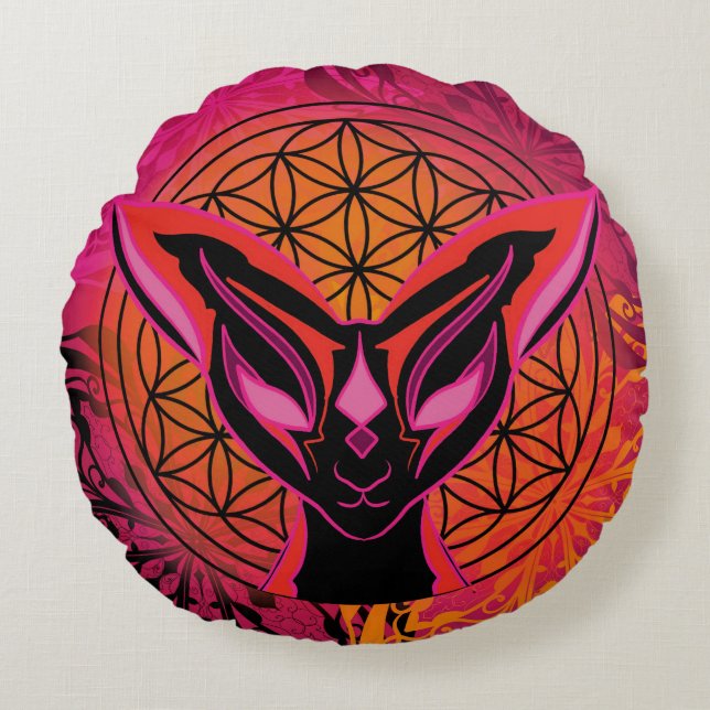 Chamalion Lili Round Cushion (Front)