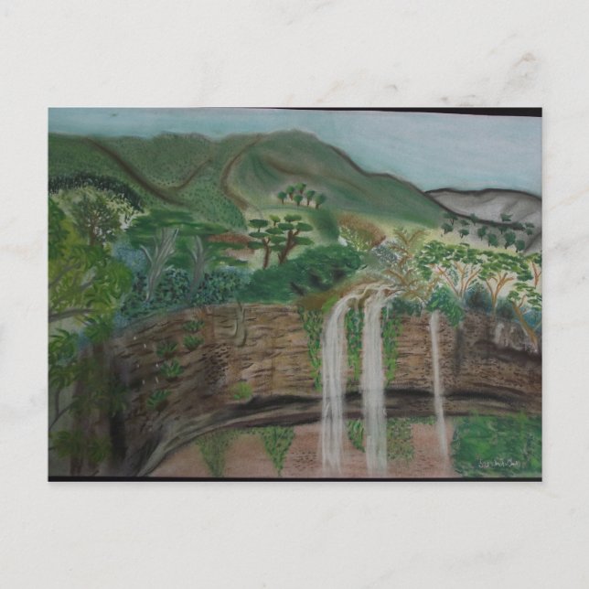 Chamarel Falls, Mauritius Postcard (Front)