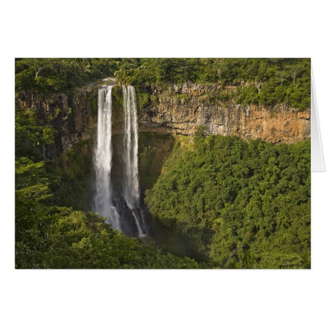 Chamarel Waterfall-highest on Mauritius, over (Front Horizontal)