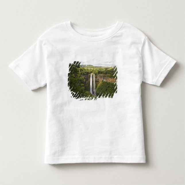 Chamarel Waterfall-highest on Mauritius, over 2 Toddler T-Shirt (Front)