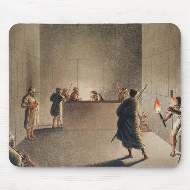 Chamber and Sarcophagus in the Great Pyramid of Gi Mouse Pad (Front)