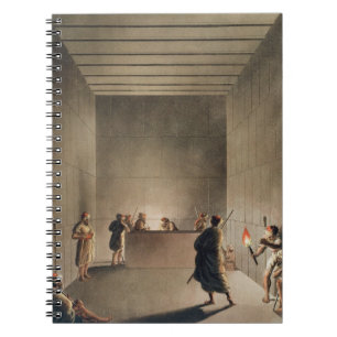 Chamber and Sarcophagus in the Great Pyramid of Gi Spiral Notebook