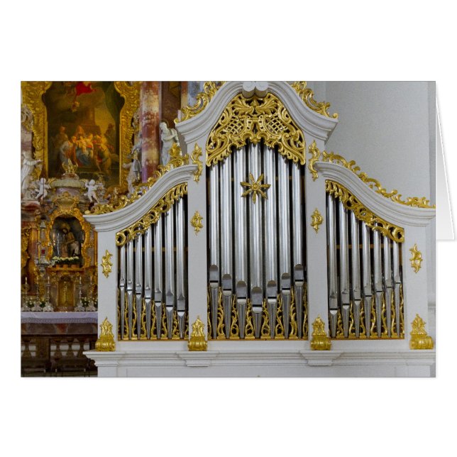 Chamber organ in Wieskirche, Bavaria (Front Horizontal)