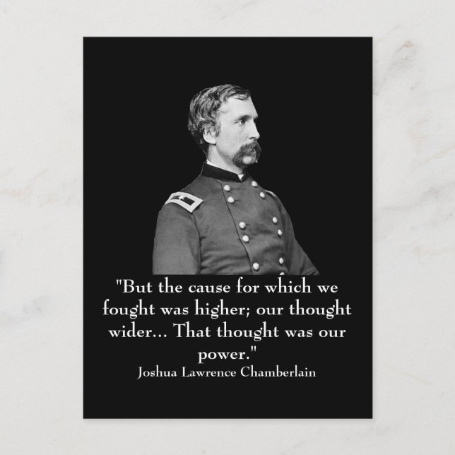 Chamberlain and quote postcard (Front)