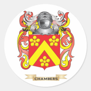 Chambers Coat of Arms Classic Round Sticker