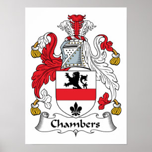 Chambers Family Crest Poster