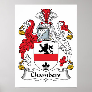Chambers Family Crest Poster