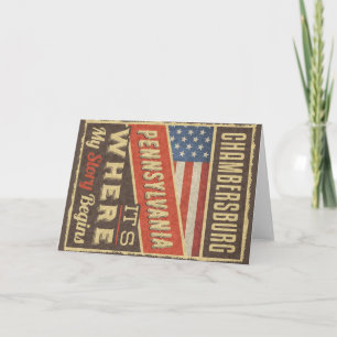 Chambersburg Pennsylvania Card