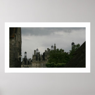 Chambord at Night Poster
