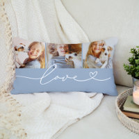 Chambray Blue Love Heart Script 3 Photo