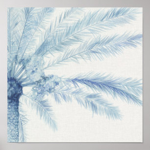 Chambray Palms II Poster