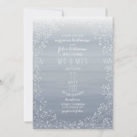 Chambray Watercolor Inspired Baby's Breath Wedding