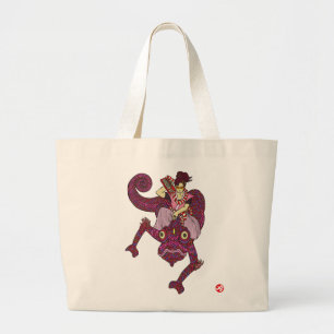 Chameleon カメレオン large tote bag