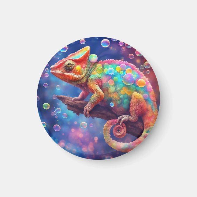 Chameleon 2 bubbles magnet (Front)