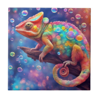 Chameleon 2 bubbles tile