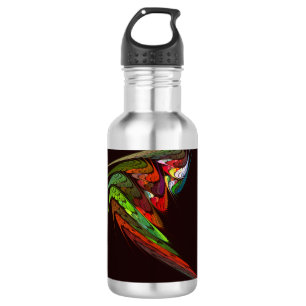 Chameleon Abstract Art Bottle