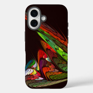 Chameleon Abstract Art iPhone 16 Case