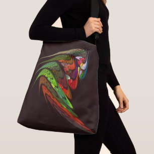 Chameleon Abstract Art Cross Body Crossbody Bag