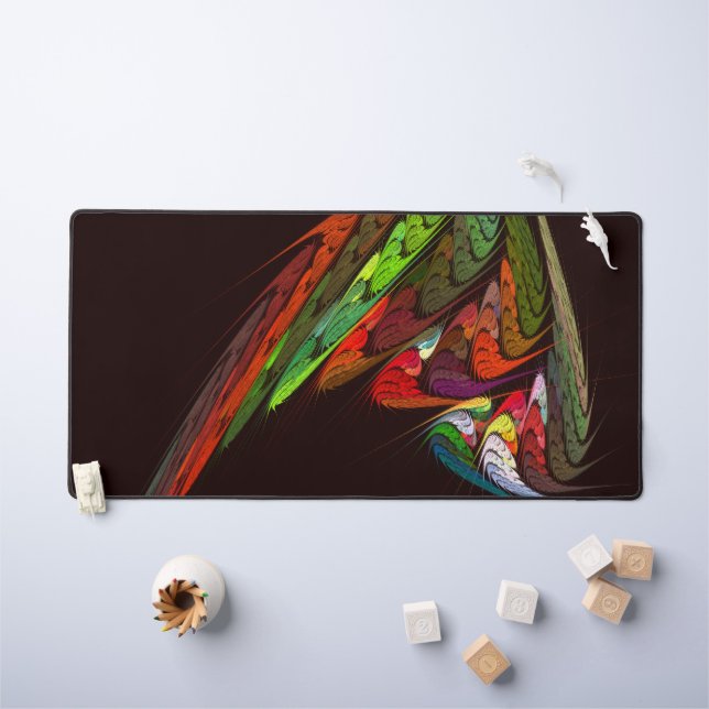 Chameleon Abstract Art Desk Mat (Kids Table)