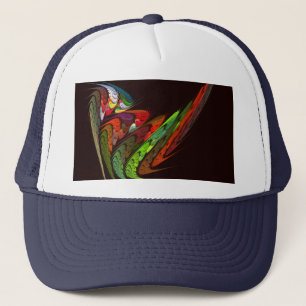Chameleon Abstract Art Hat