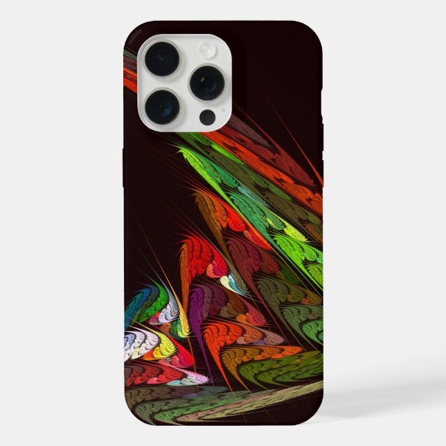 Chameleon Abstract Art iPhone Case (Back)