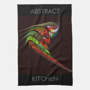 Chameleon Abstract Art Kitchen Towel