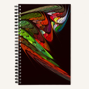 Chameleon Abstract Art Notebook