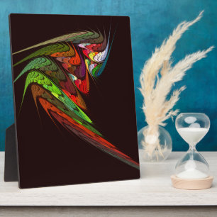 Chameleon Abstract Art Plaque