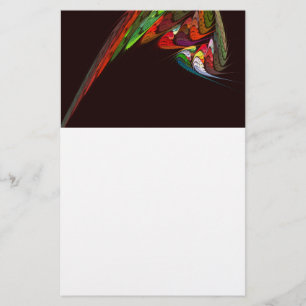 Chameleon Abstract Art Stationery