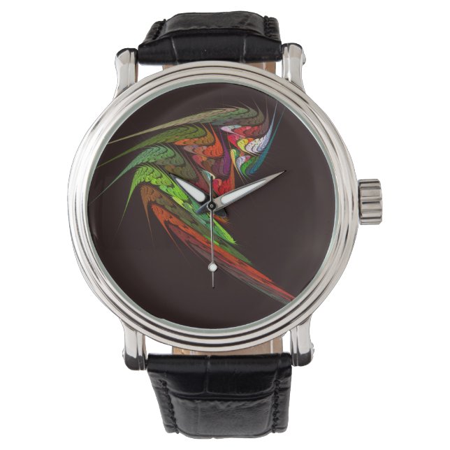 Chameleon Abstract Art Watch (Front)
