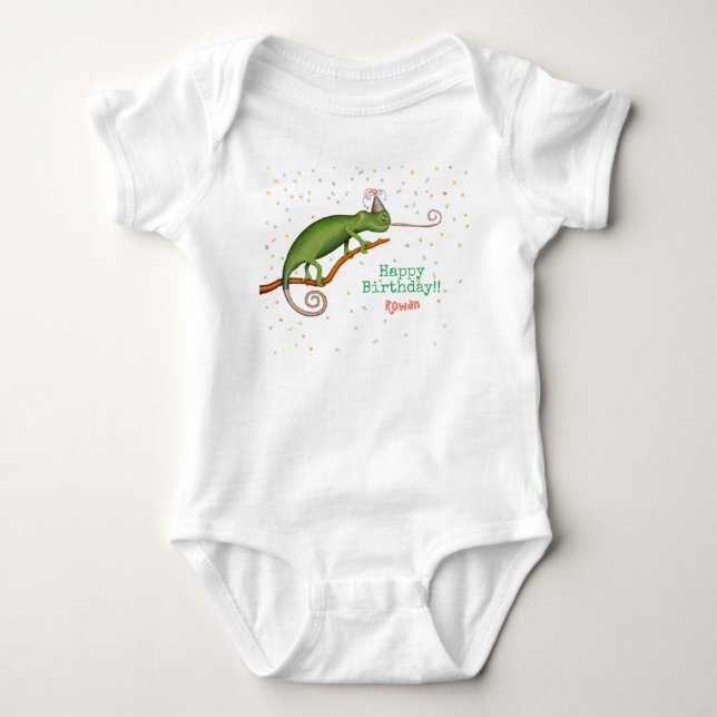 Chameleon Baby Bodysuit (Front)